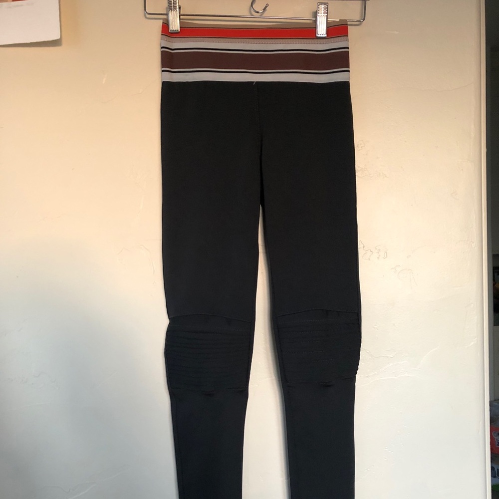 Olympia Activewear High Rise Stripe Band Leggings